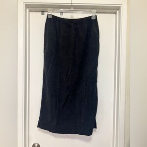 CP Shades 100% rayon long skirt - black - L